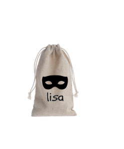 traktatiezakje met naam en masker batgirl