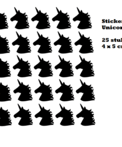 stickervel unicorn eenhoorn trakteren