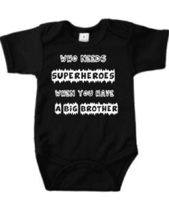 Alternative view of Babyromper who needs a superhero