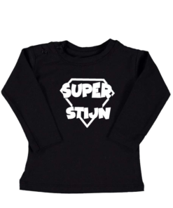 Alternative view of baby shirt Superboy met naam