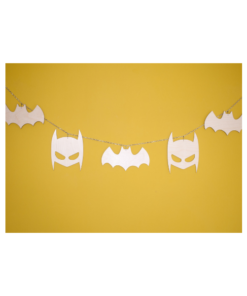 Houten slinger | Vleermuis en masker Superhero