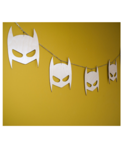 slinger houten masker batman