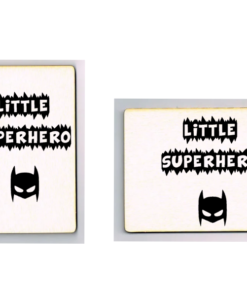 houten kaart little superhero