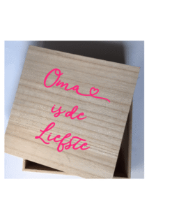 kadobox oma is de liefste moederdag verjaardag