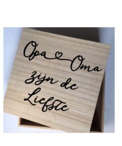 opa en oma zijn de liefste kadobox