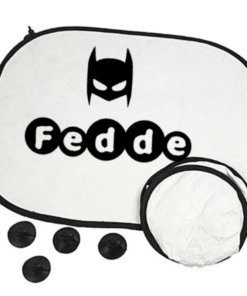 auto zonnescherm superheld met naam