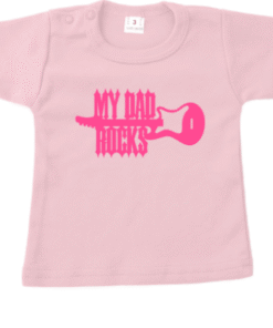 tshirt baby my dad rocks gitaar