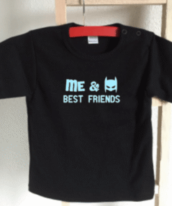 baby shirt me & Batman best friends