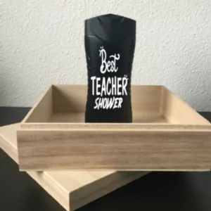 best teacher showergel meester