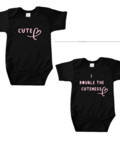 Alternative view of Geboorte kadoset tweeling meisje