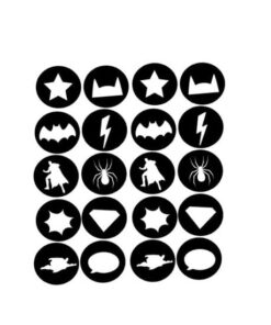 stickers superhelden mix