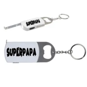 rolmaat sleutelhanger flesopener