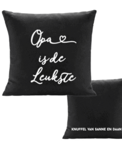 Alternative view of Kussenhoes Opa en Oma de liefste