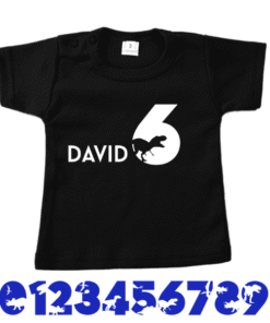 Alternative view of Kinder shirt verjaardag naam leeftijd