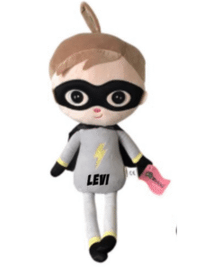 knuffel superheld Metoo met naam