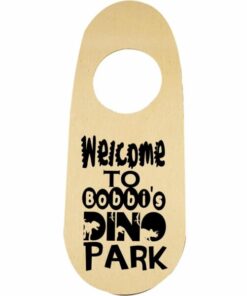 Deurhanger Dinokamer-Dinopark met naam