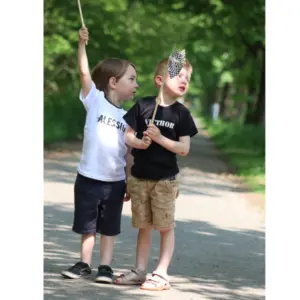 Alternative view of baby shirt met naam