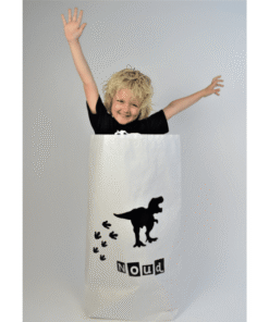 paperbag t-rex dino