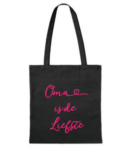 Katoenen tas Oma is de liefste Mama is de liefste