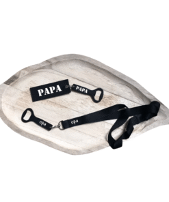 keycord sleutelhanger met flesopener opa papa of naam