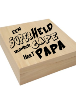 Cadeaubox Superheld zonder cape heet papa