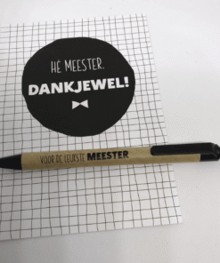 Pen voor de leukste meester