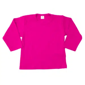 baby shirt Fuchsia met opdruk -