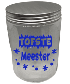 Snoeppot tofste meester