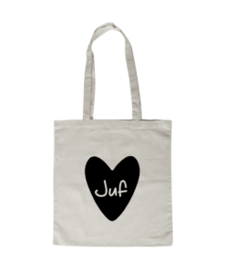 katoenen tas juf hart