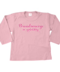 Baby shirt bruidsmeisje in opleiding