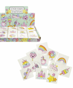 Tattoo plakplaatjes Unicorn pastel