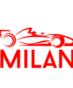 Broodtrommel sticker Formule 1 met naam