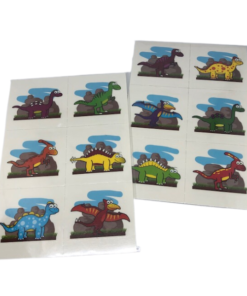 Tattoo plakplaatje dino