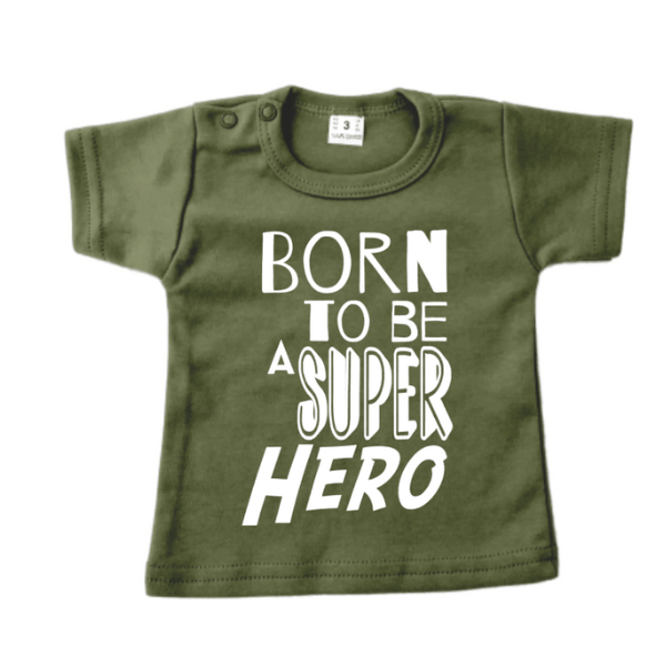 baby shirt Born to be a Superhero