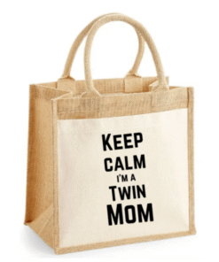 Jute tas Twinmom