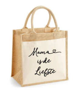 Alternative view of juten tas oma is de liefste