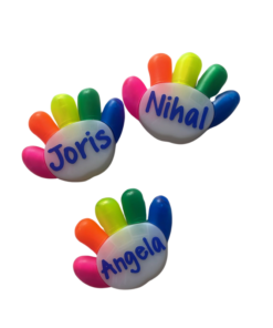 markeerstift handje met naam