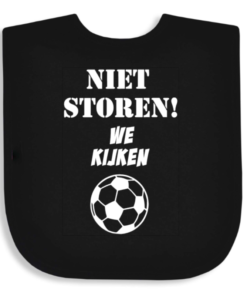 slab niet storen we kijken voetbal