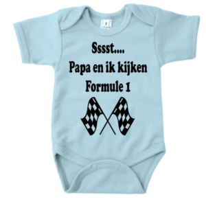Romper Ssst papa en ik kijken Formule 1