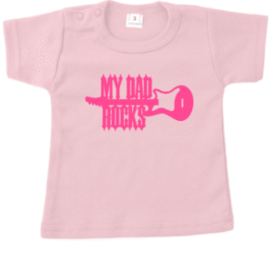 Baby shirt my dad rocks