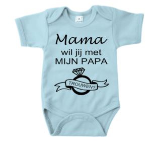 Romper mama wil je met mijn papa trouwen