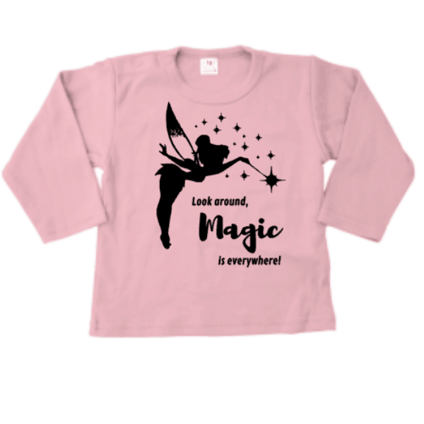 Baby shirt look around magic is everywhere