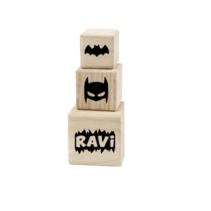 Houten geboortetoren Batman