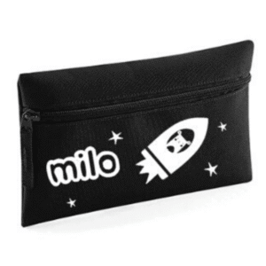 Etui raket ster met naam