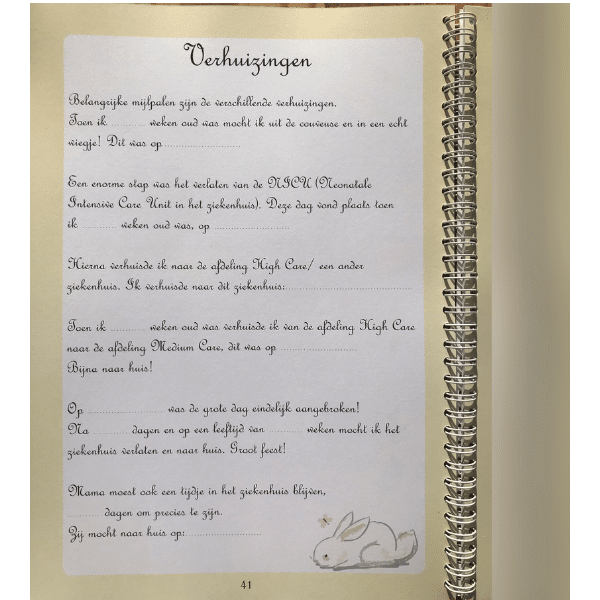 Invulboek Het grote kleine babyboek - prematuur en/of dysmatuur - Afbeelding 6