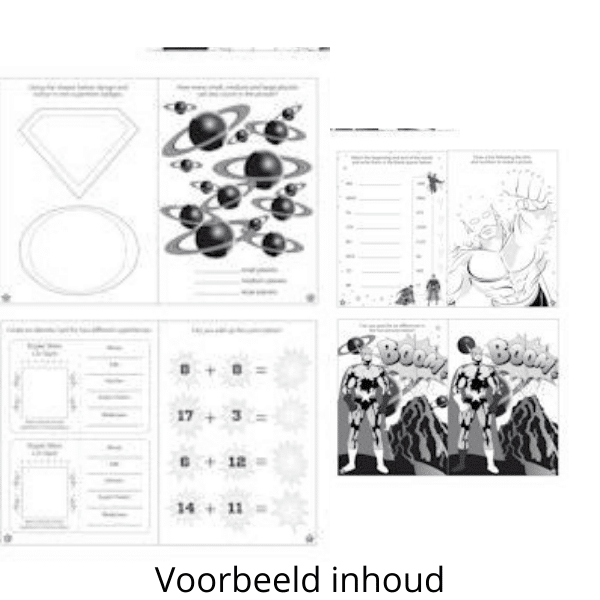 Mini Puzzelboekje Superhelden - Afbeelding 3