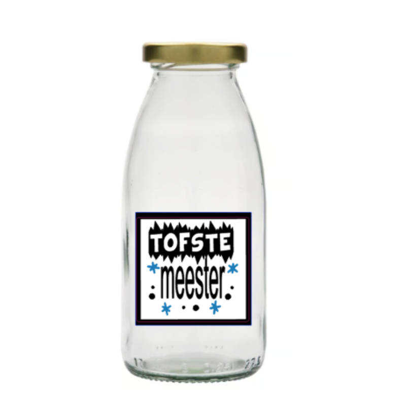 Snoepflesje Tofste juf | Meester