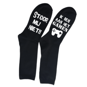 Sokken Stoor mij niet -gamen