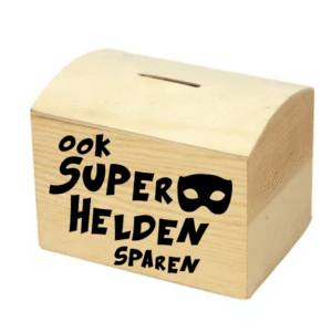 spaarpot Ook superhelden sparen