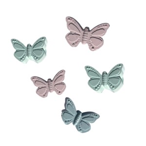 Stoepkrijt mini vlinder 3 stuks